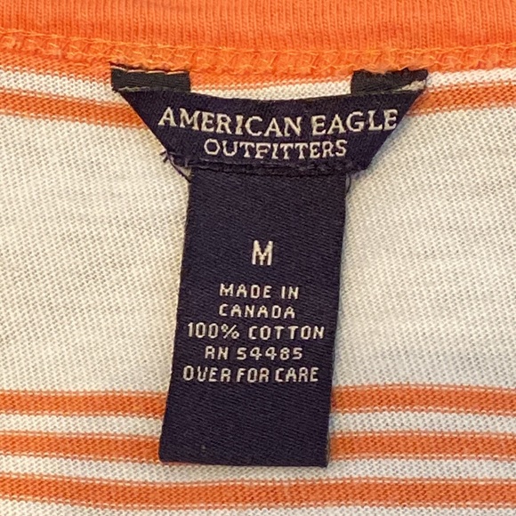 🎉HOST PICK 🤩Vintage stripe faux Henley cotton tee from the 90s weighted cotton - Picture 6 of 14